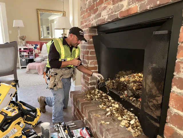 Safe screening installation by Swansea Chimney Sweep in Swansea, MA