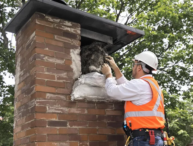 Humane removal of debris and animals by Swansea Chimney Sweep in Swansea, MA
