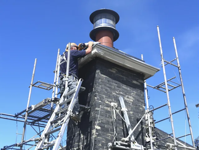 Sturdy chimney crown finished by Swansea Chimney Sweep in Swansea, MA