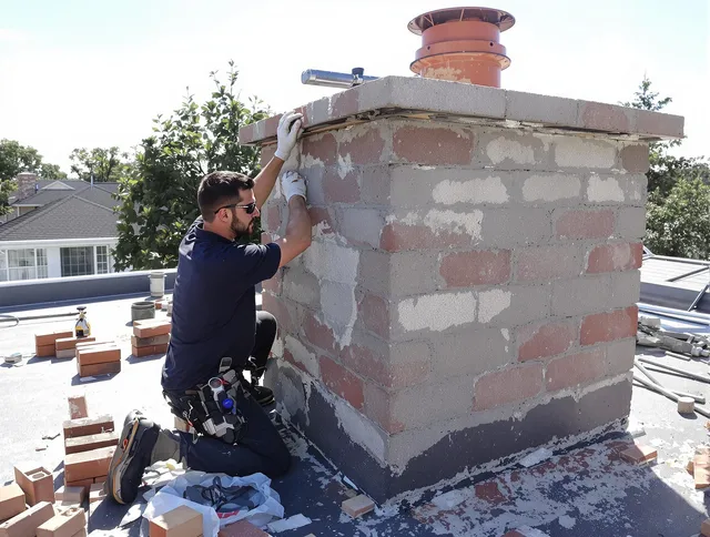 Advanced chimney repair process by Swansea Chimney Sweep in Swansea, MA