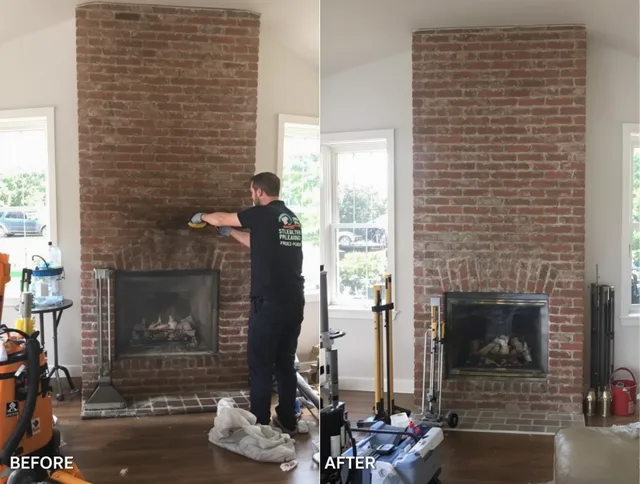 Finished chimney sweeping service by Swansea Chimney Sweep in Swansea, MA